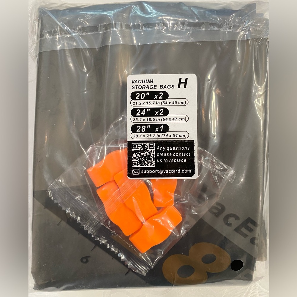 20 Pack Portable Space Saver Bags Vacuum Compression Packing Seal, Wireless Pump - Picture 13 of 14